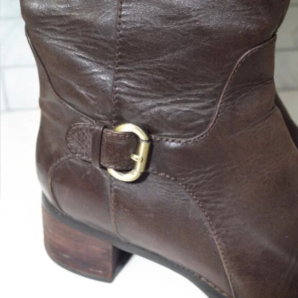 Naturalizer Tall Brown Genuine Leather Boots - Picture 15 of 16